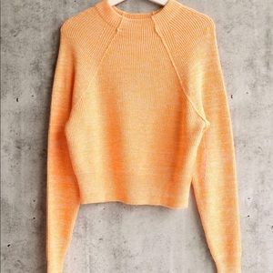 Free People Too Good Ribbed Trim Pullover Sweater